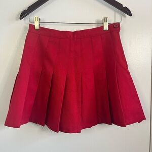 Opening Pleated Tennis Skirt